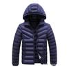 Men's Lightweight Hooded Cotton Jacket for Autumn/Winter - Stylish Outdoor Warm Coat