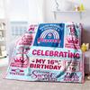 Anniversary Celebration Customize Your Name Home Blanketss Limited Edition Comfort Softness Lightweight For All Seasons Perfect For Picnics Sofas