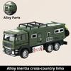 1/24 Maßstab Geländewagen Modell Miniatur Wohnmobil Spielzeug Metall Druckguss Türen Geöffnet Rückziehbar Campingwagen Modelle für Jungen