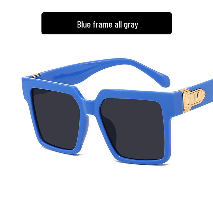 Square Big Frame Sunglasses 2022 - Trendy Hip Hop Club Style