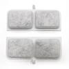 10 Piezas Sistema de Filtración Triple Mascota para Filtro de Fuente para Gato Forma Rectangular