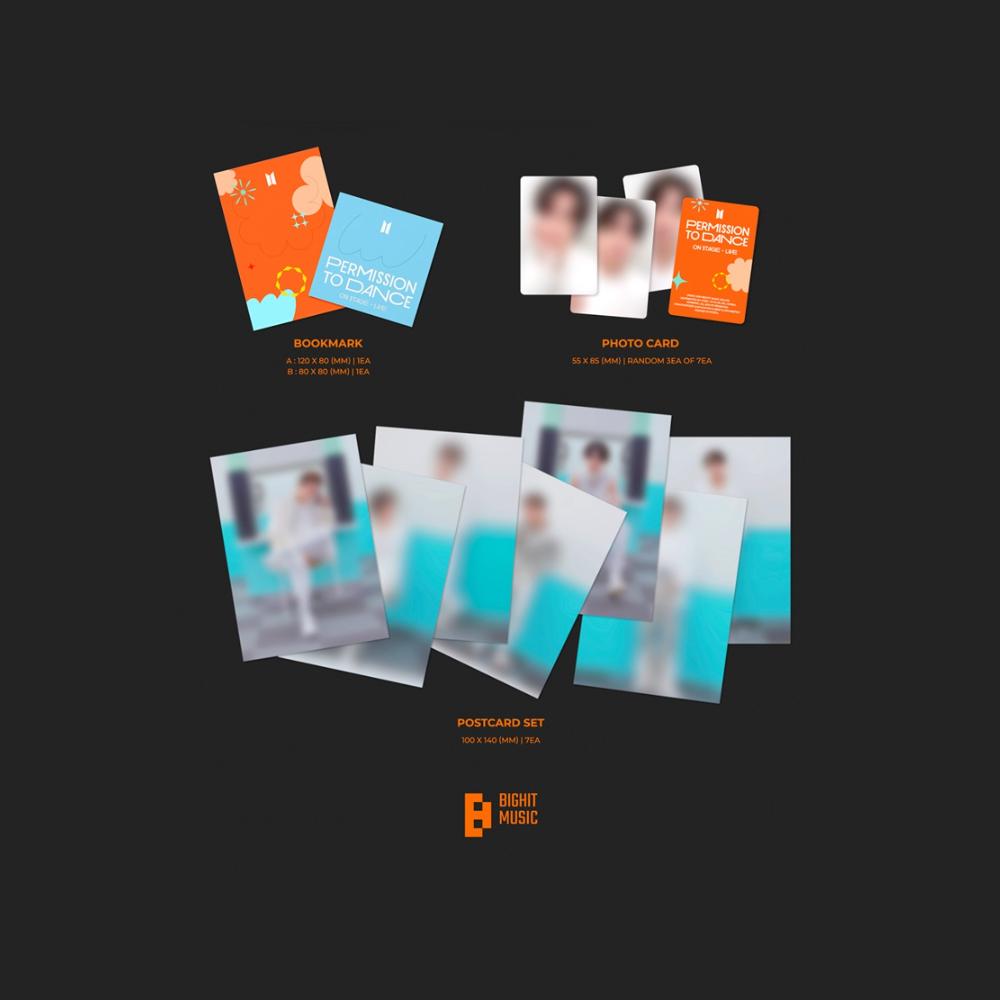 BTS PERMISSION TO DANCE ON STAGE LIVE + SEOUL Digital Code Set & POB