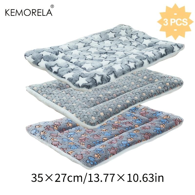 

3PCS Soft Rabbit Urine-Resistant Liner Warm Wool Bed for Small Animals - Guinea Pig Ferret Squirrel Hedgehog Sleeping Mat