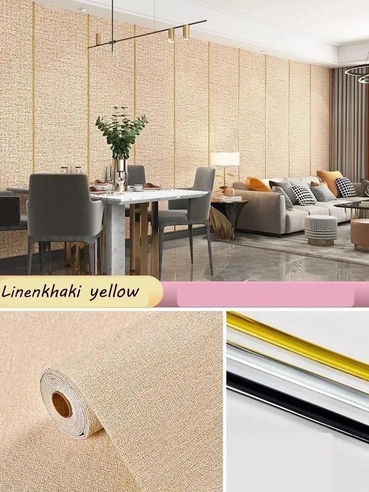 10m Self Adhesive 3D Wall Panel Wallpaper Foam Soundproof Waterproof 3D Wall Sticker New Design Bedroom Wallpaper Thickening