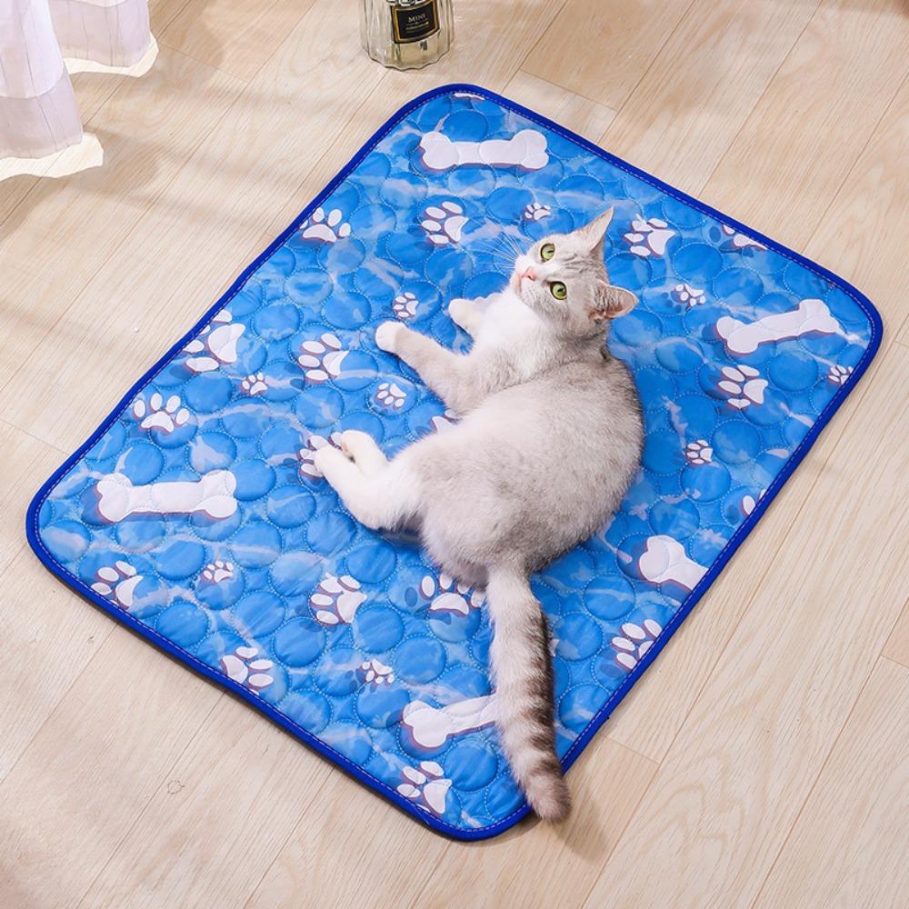 Summer Cool Sensation Pet Mat, Four Seasons Universal Cooling Sleeping Pad for Dogs & Cats Indoor Pet Bed
