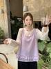 2026 Spring/Summer Plus Size Women's Sweet Lace Camisole Layering Two-Piece Set
