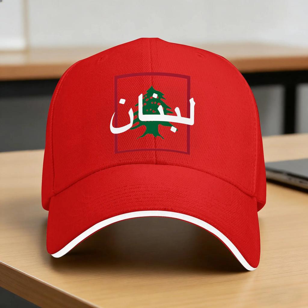 Summer Casual Baseball Cap Lebanon Flag Kpop Rock Trucker Hat For FeUnisex Unisex Sun DIY Print Snapback Cap