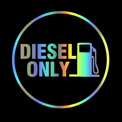 Various Sizes/Colors Car Stickers Vinyl Decal DIESEL ONLY DIESEL Fuel Motorcycle Decorative Accessories Creative