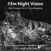 WIFI Solar-Powered 8K HD Hunting Camera with Built-in Lithium Battery, 60MP