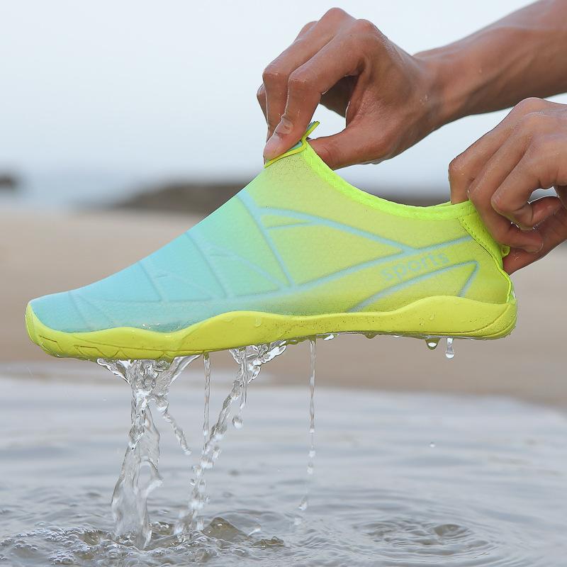 Wasserschuhe für Damen und Herren, barfuß, schnelltrocknende Aquasocken, zum Hineinschlüpfen, Schwimmen, Strandschuhe zum Angeln, Wandern, Surfen, Kajakfahren, Camping, Pool, Fluss, Yoga