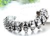 Armband Gothic Totenkopf Kette Edelstahl Silber [JEWELRYWE] Herren