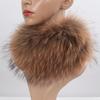Nowy Szalik z Prawdziwego Futra Lisiego Opaski Futrzane Kobiety Zima Szaliki z Futra Lisiego Luksusowy Ocieplacz na Szyję Dobra Elastyczność Naturalne Futrzane Mufki