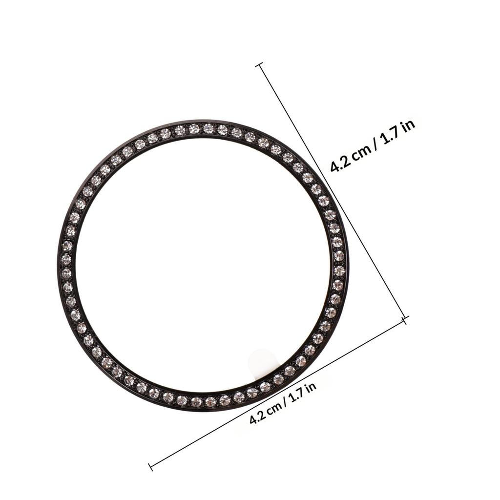 1Set Diamond Watch Bezel Ring Alloy Stylish Lightweight Decoration Protector for 3 45Mm Remodeling