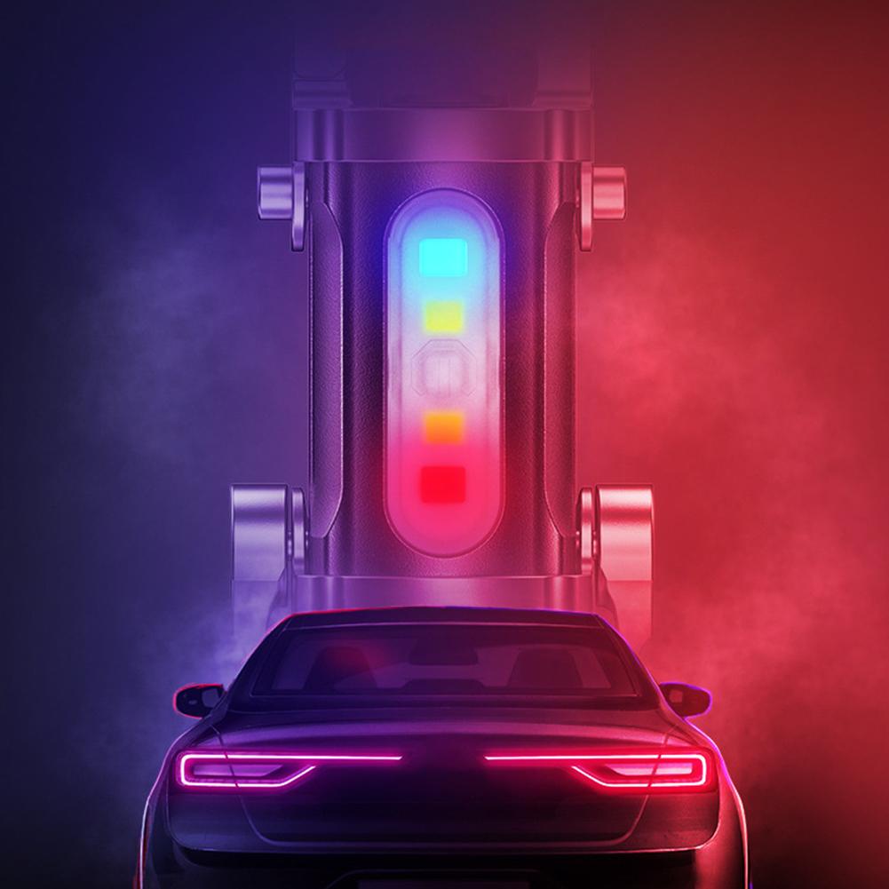 Mini Flashlight Multifunctional Pocket Flashlight USB Rechargeable Ultralight Camping Flashlight for Outdoor Emergency