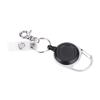 60cm Nylon Wire Rope Retractable Key Ring Keychain Recoil Keyring for Outdoor Use