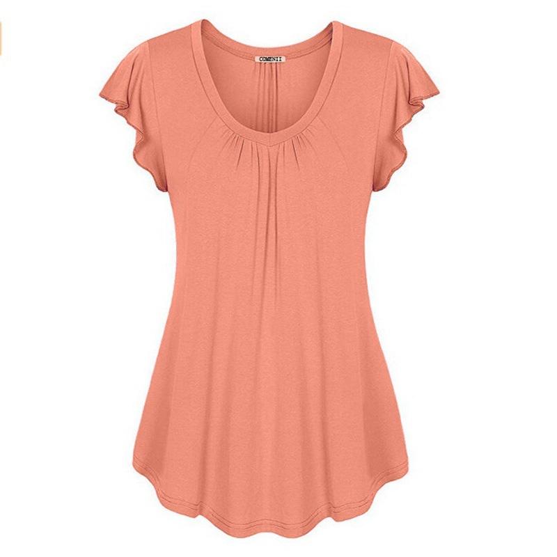 Casual Womens Summer Dress With Pleated Skirt And Ruffle Sleeves For Spring Fashion