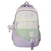 College Rucksack Mittelschüler Schultasche Damen Farbkontrast Große Kapazität Rucksack