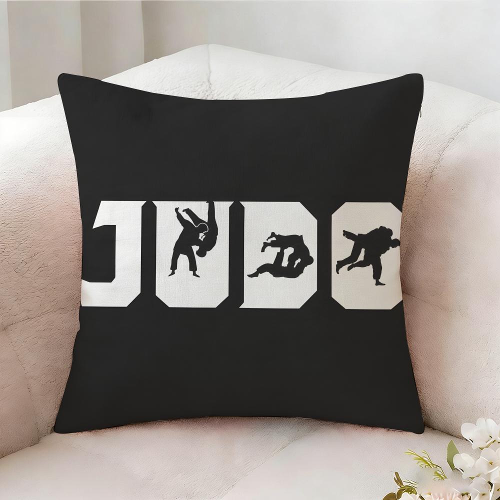 Judo Fashion Pillow Case Pillowcase, Double-Sided Printed, Sofa Cushion, Bedroom Headboard Pillow