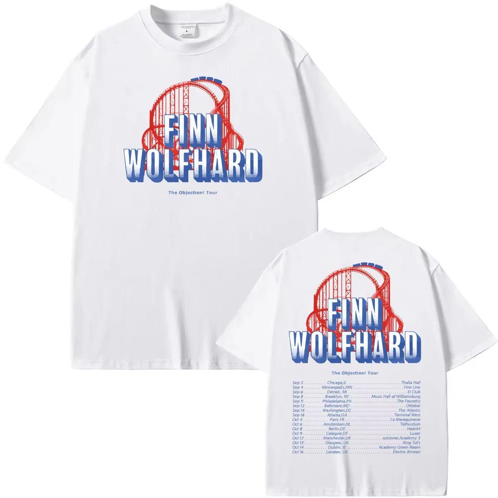 

Finn Wolfhard Tour2026 T Shirt High Quality Summer Teeshirt RopaMujer Clothing Graphic Printing Casual Retro Oneck Tshirt M