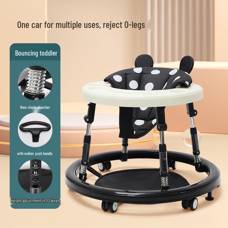 

2023 Многофункциональная детская ходунка-коляска: Противо-О-образная опора для ходьбы для детей