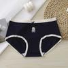 Ladies Summer Cartoon Cotton Comfortable Breathable Extended Crotch Waist Triangle Briefs