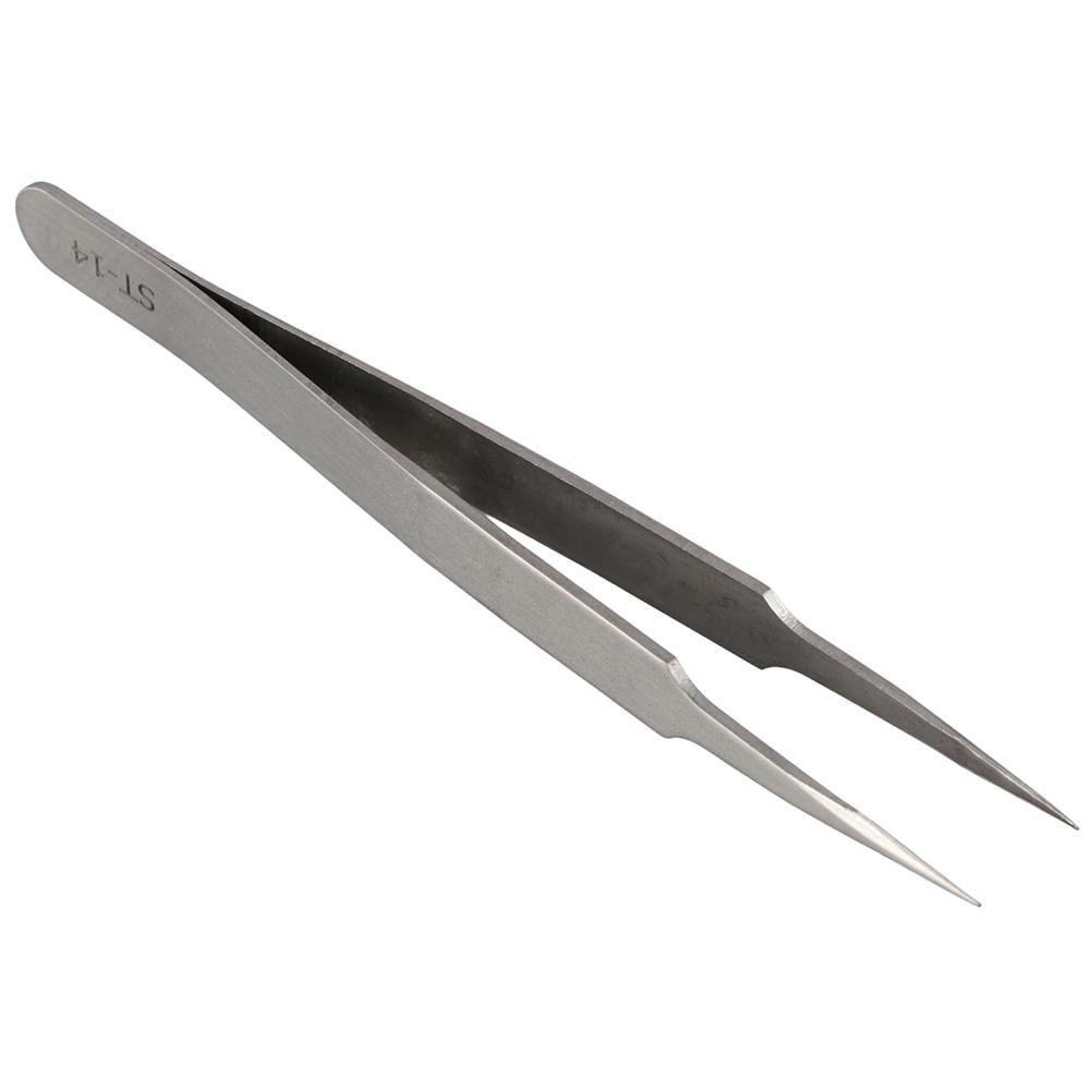 

Серебряный лабораторный пинцет из нержавеющей стали игольчатый пинцет для носа металлические щипцы Научная лабораторная посуда