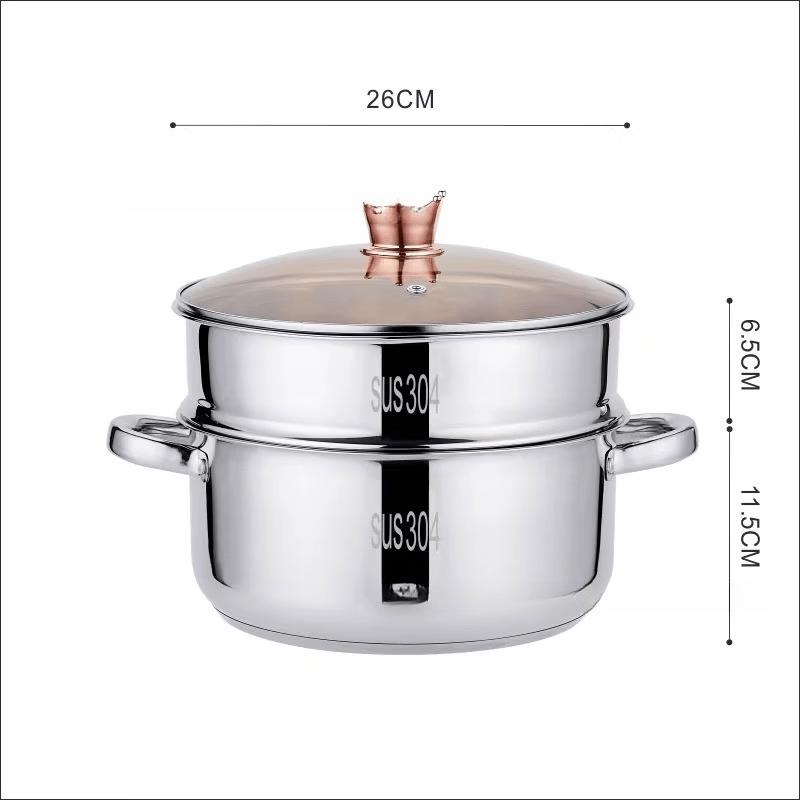 Miling 304 Stainless Steel Steamer Pot