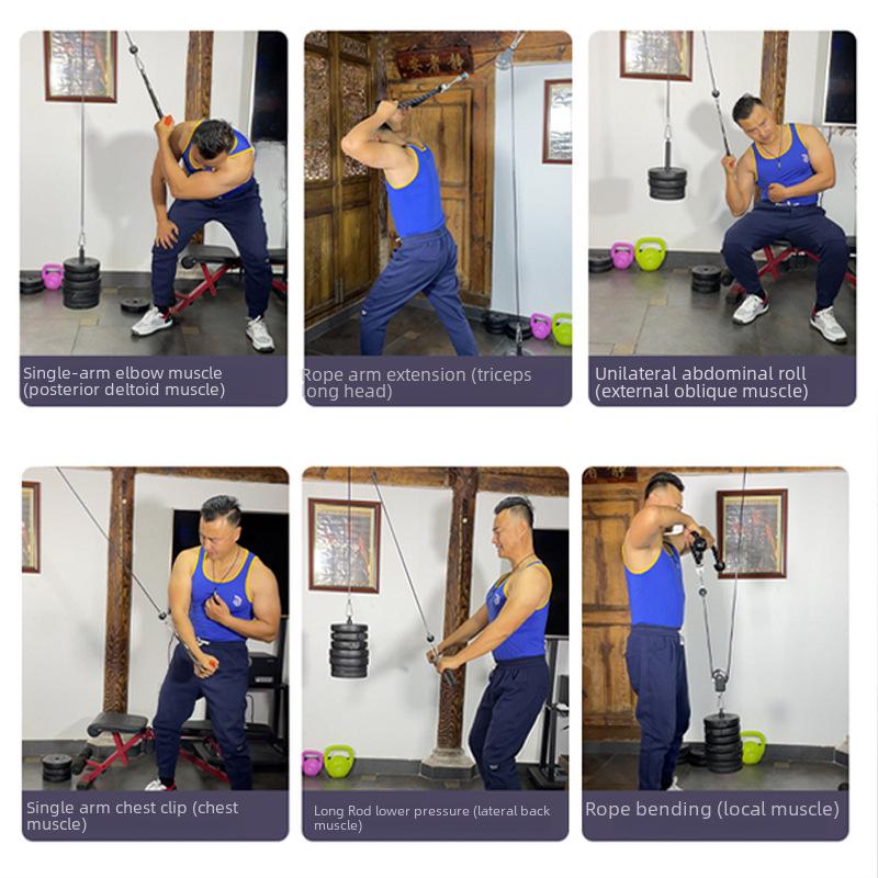 DIY High-Pull Vogelzubehör Umlenkrollen-Set