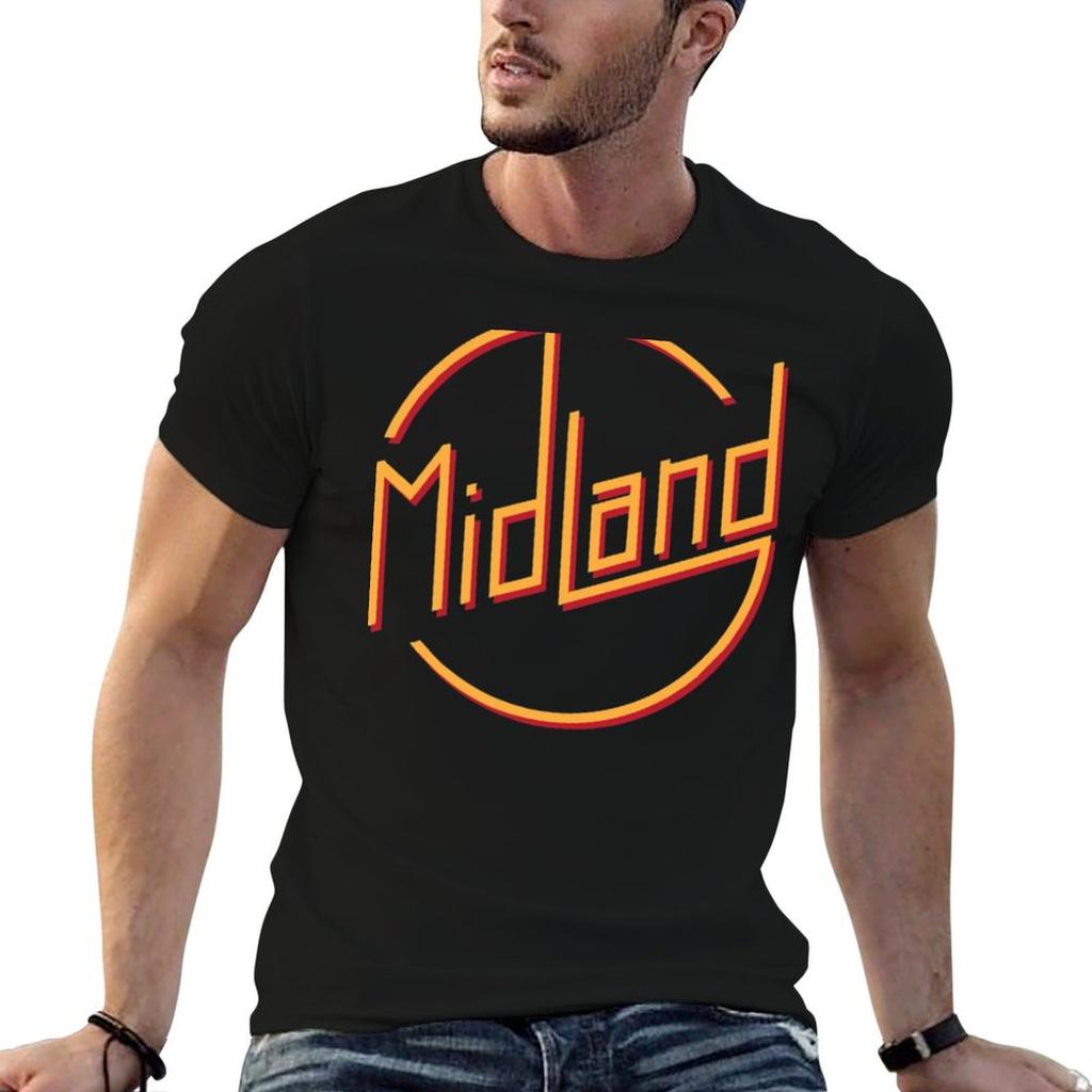 Best Seller Midland Music Logo Merchandise Tshirt Casual Fashion Short Sleeve Cotton Tshirt