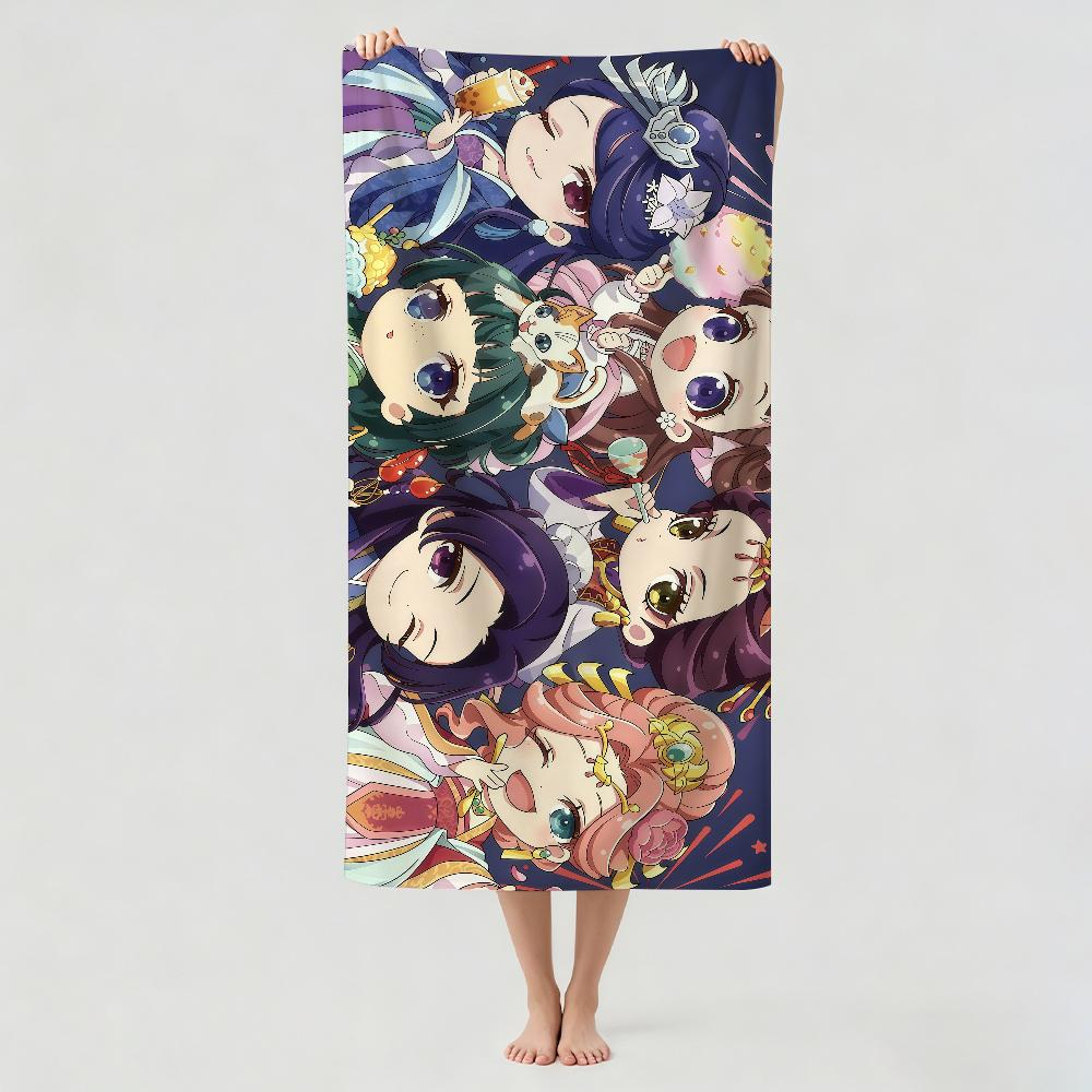Das A-Apothecary D-Diaries Anime Handtuch Trocknendes Badetuch Anwendbar für Leichtes Schwimmen Camping Yoga Strand Aus