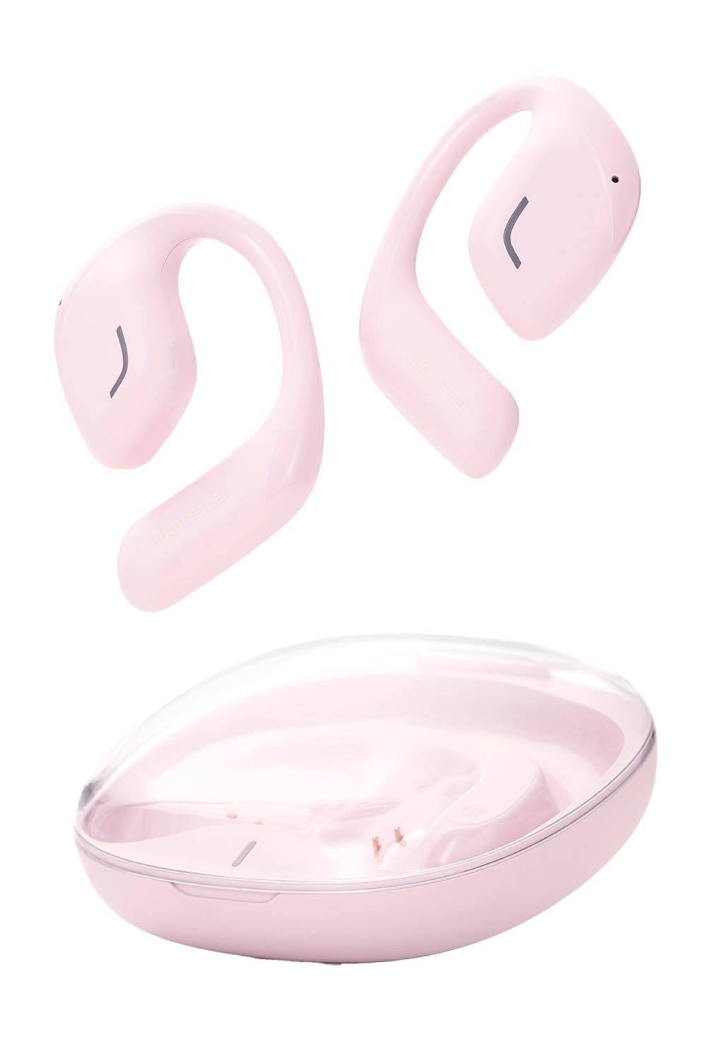 

ELECOM Bluetooth Wireless Up to 10 Hours of Lightweight Design per Touch with Voice Mode for Enhanced Voice Dusty Pink Open-Ear 5.4 Headphones,
