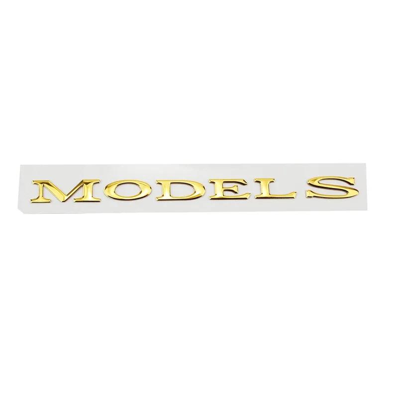 ABS Car Rear Sticker Letter Side Emblem Trunk Tail Badge for Tesla MODEL 3 MODEL S MODEL X Exterior Accessories