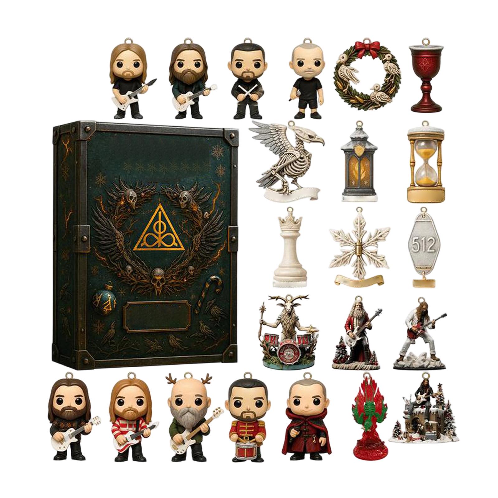 

2D Flat Acrylic Ornaments Christmas Tree Pendants Christmas Decoration One Size