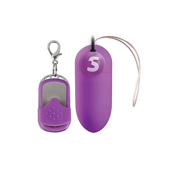 Oeuf Vibrant Rechargeable - Violet - 10 Modes De Vibration - Télécommande Sans Fil - Design Unique
