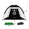 Temu Popular Outdoor Golf Practice Net Set for Swing and Chipping