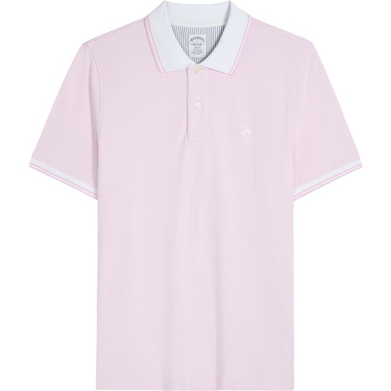 Brooks Brothers Men s Solid Trim Casual Polo Shirt M
