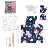 Kitchen Imaginative Childrens Playset With Cartoon Apron And Baking Tool Kit Pieces 15