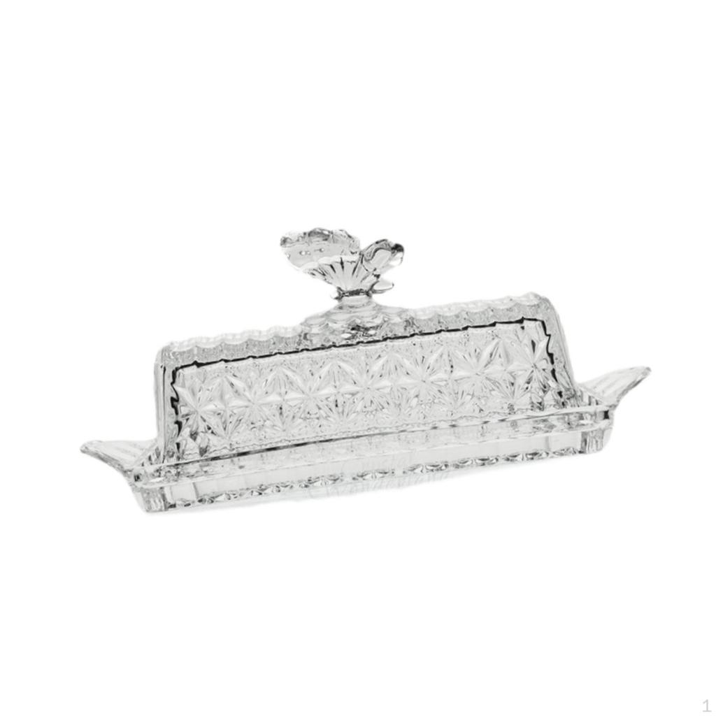 Smörburk med lock, Tårtfatshållare, Serveringsplatta, Köksredskap, Osthållare,