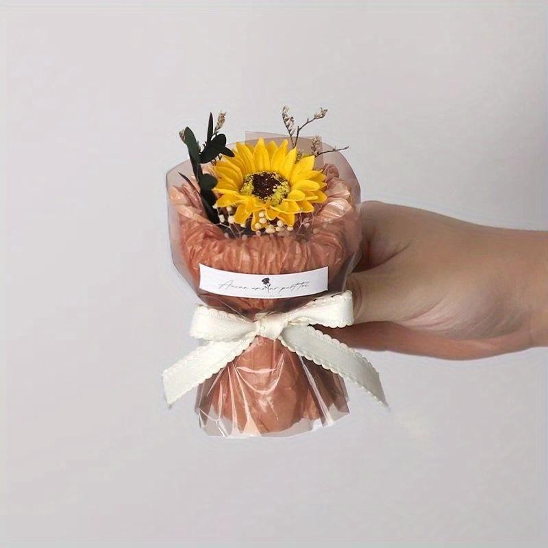 1Pc Mini Soap Small Rose Bouquet for Birthday Souvenirs, Holiday Gifts