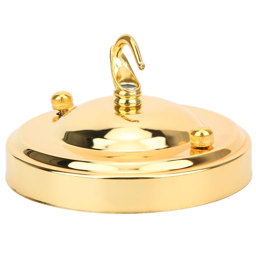 2PCS Iron Chandelier Hanging Plate Hook Ceiling Light Canopy Decoration Fitting Accessory