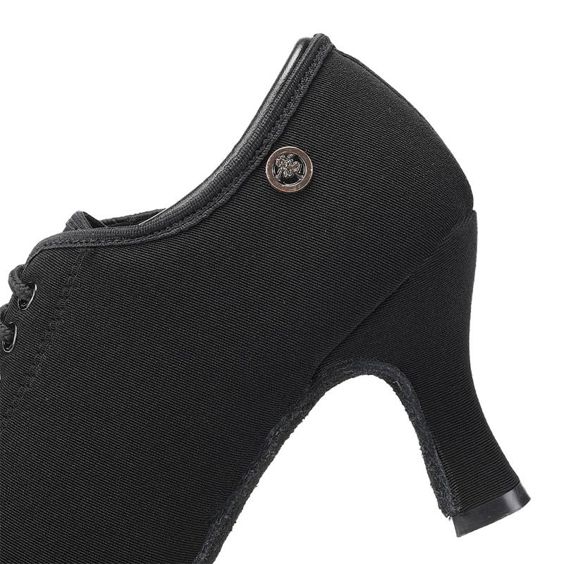 Women Standard Ballroom Dance Shoes Oxford Cloth Outsole Practice Competition Modern Dancing Shoe Dance