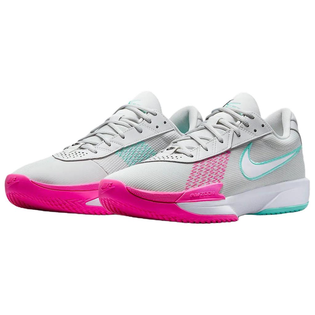 Nike Air Zoom GT Cut Academy Photon Dust Pink Blast Tyrkysová Pánské Tenisky Šedá Dynamická-Tyrkysová Bílá FB2599-010