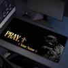 Custom Your Name Dark Prayer Gamer Large Deskmat Mousepad Playmat Xl Keyboard Mouse Pad Gaming Desk Accessories Anime Pc Extended Pads
