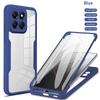 360 Full Body Protection Case For Samsung Galaxy S24 FE S25 S23 Plus S25 Ultra M02 M32 M33 M52 M53 Double Sided Shockproof Cover