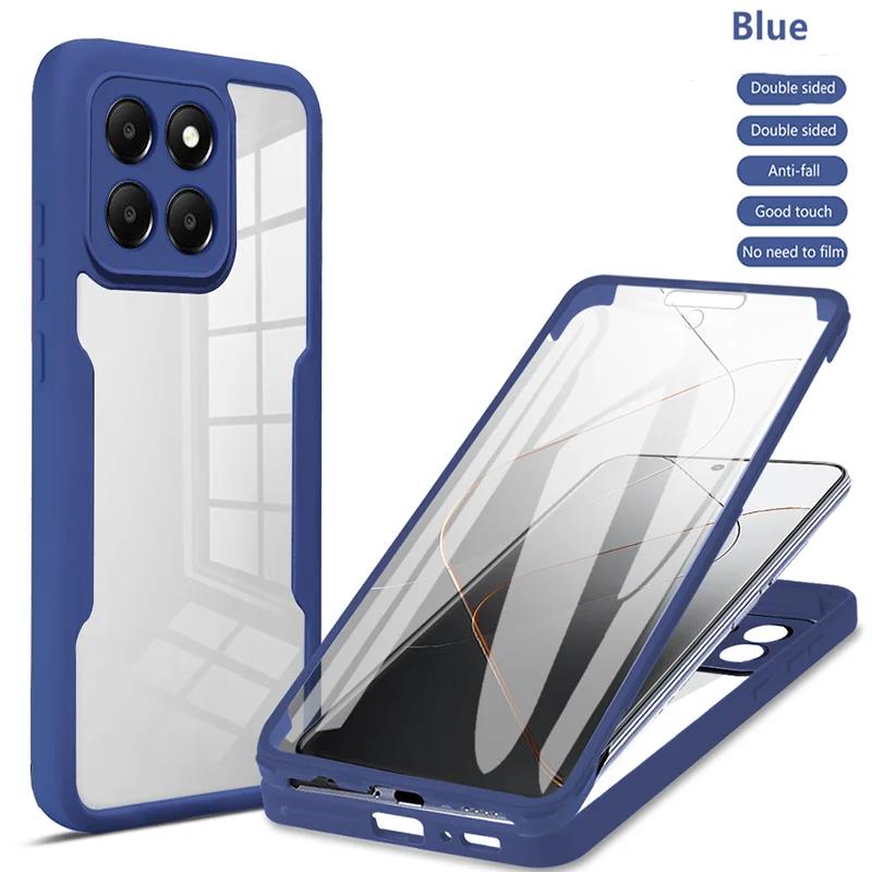 360 Full Body Protection Case For Samsung Galaxy S24 FE S25 S23 Plus S25 Ultra M02 M32 M33 M52 M53 Double Sided Shockproof Cover
