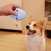 Bite Resistant Treat Dispenser Food Grade Silicone Food Toy Durable Chew Toy  Dog Cat Use