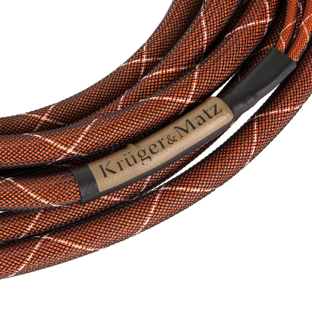 Lautsprecherkabel 5m Bananenstecker 2 Stück Kupfer CU Kruger&Matz