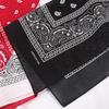 Unisex Hijab Men Women Black Cotton Bandana Hairband Cowboy Biker Sports Headwear Wrist Hairwrap Head Wrap Scarf Paisley Wraps