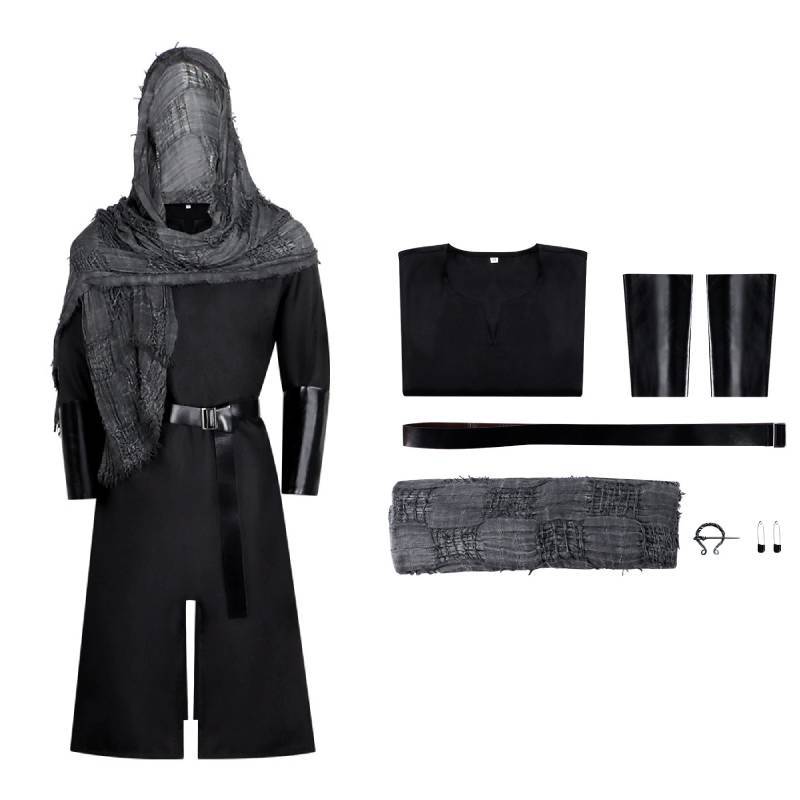 Templar Order Cosplay Suit With Hood For Costume Parties And Conventions