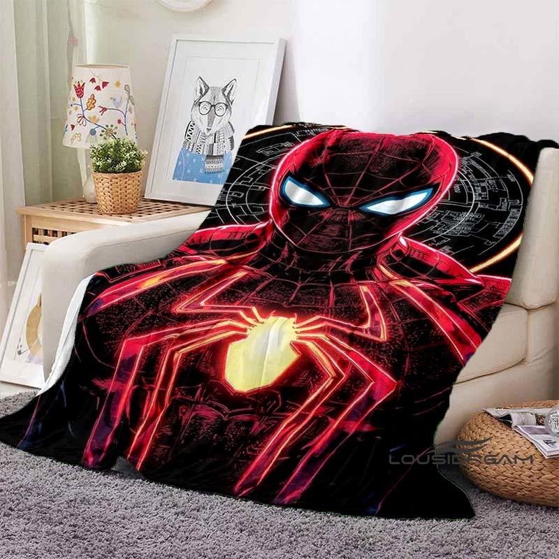2026 New Cartoon Spider-Man Blanket - Soft, warm, perfect for naps, sofas, offices, beds, and camping - A gift choice for all se